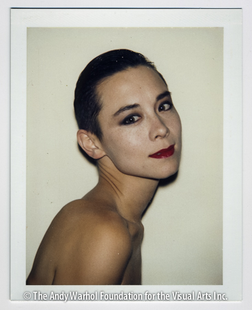 Tina Chow, 1985 Polaroid Polacolor ER. 4.25" x 3.375"