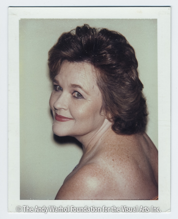 Unidentified woman (short styled hair), January 1985 Polaroid Polacolor ER. 4.25" x 3.375"