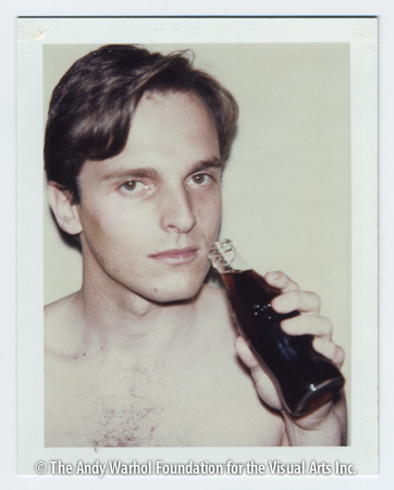 Miguel Bose, 1983 Polaroid Polacolor ER. 4.25" x 3.375"