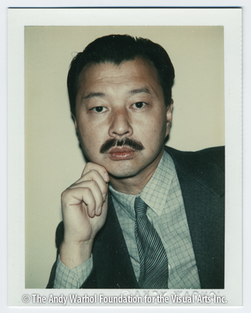 Michael Chow, August 1980 Polaroid Polacolor 2. 4.25" x 3.375"