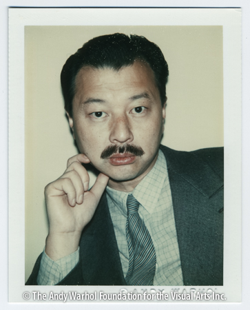 Michael Chow, August 1980 Polaroid Polacolor 2. 4.25" x 3.375"