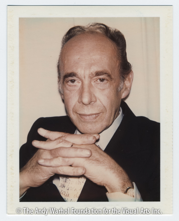 Guglielmo Achille Cavellini, May 1974 Polaroid Polacolor Type 108. 4.25" x 3.375"