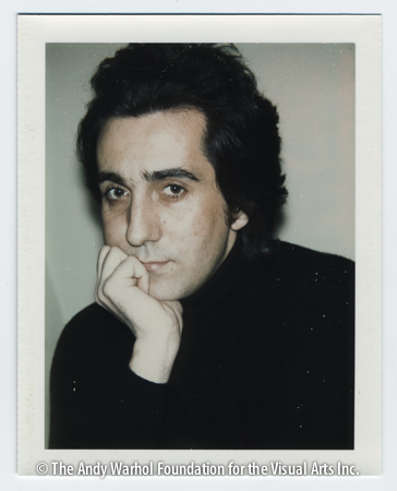 Luciano Anselmino, October 1973 Polaroid Polacolor Type 108. 4.25" x 3.375"