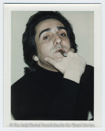 Luciano Anselmino, October 1973 Polaroid Polacolor Type 108. 4.25" x 3.375"