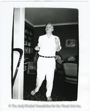 Truman Capote, undated gelatin silver print. 8" x 10"